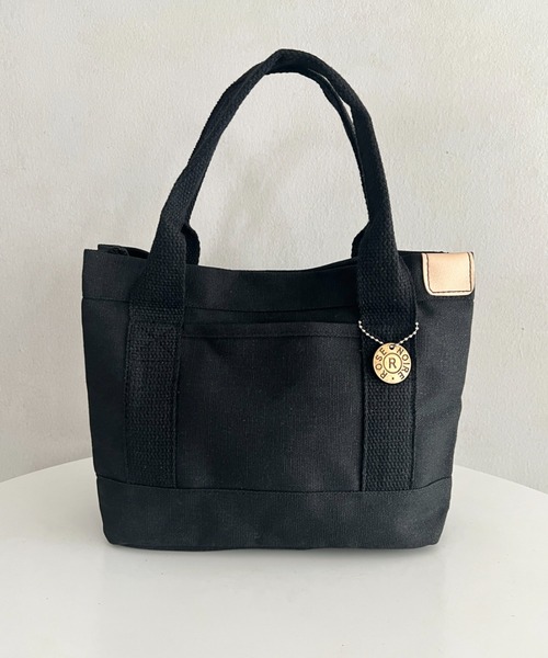 wears(ウェアーズ)の「【仕切りあり】キャンバスミニトートバッグ ミニバッグ ハンドバッグ トートバッグ(トートバッグ・レディース・ブラック/アイボリー/ブラウン・FREE)」の8枚目の写真
