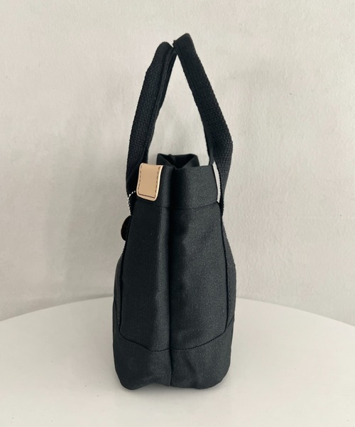 wears(ウェアーズ)の「【仕切りあり】キャンバスミニトートバッグ ミニバッグ ハンドバッグ トートバッグ(トートバッグ・レディース・ブラック/アイボリー/ブラウン・FREE)」の12枚目の写真