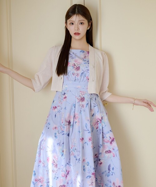 TOCCA(トッカ)の「FLORAL BLISS ドレス(ワンピース・レディース・アイボリー系5/ライラック系5・00/0/2/4/6)」の16枚目の写真