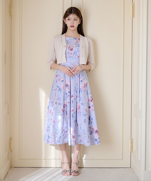 TOCCA(トッカ)の「FLORAL BLISS ドレス(ワンピース・レディース・アイボリー系5/ライラック系5・00/0/2/4/6)」の17枚目の写真