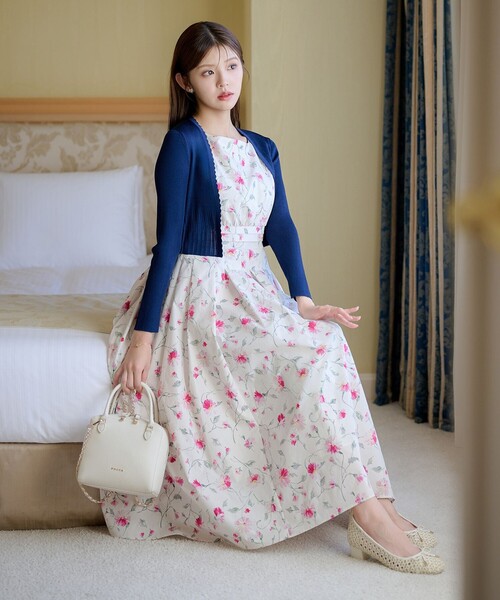 TOCCA(トッカ)の「FLORAL BLISS ドレス(ワンピース・レディース・アイボリー系5/ライラック系5・00/0/2/4/6)」の18枚目の写真