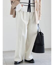 ハイウエストワイドチノパンツ《2026 spring catalog item》
