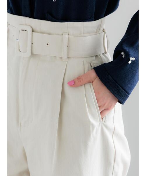 Te chichi(テチチ)の「ハイウエストワイドチノパンツ《2026 spring catalog item》(その他パンツ・レディース・ベージュ/オフホワイト・F)」の15枚目の写真