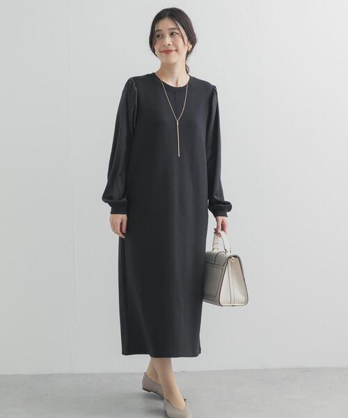 URBAN RESEARCH DOORS(アーバンリサーチドアーズ)の「ボリュームスリーブドッキングワンピース(ワンピース・レディース・ブラック系その他/ブラック・FREE)」の20枚目の写真