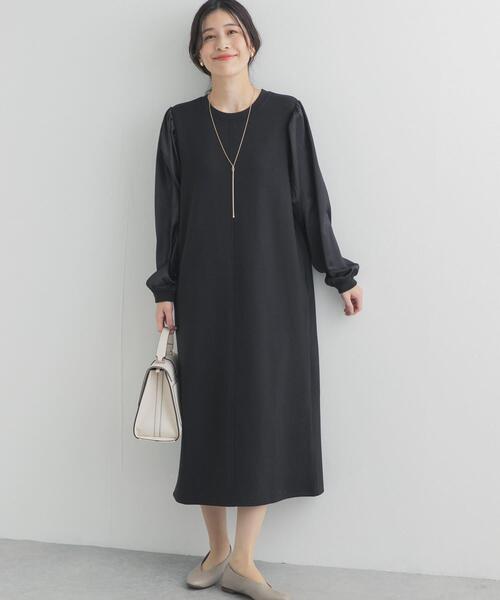 URBAN RESEARCH DOORS(アーバンリサーチドアーズ)の「ボリュームスリーブドッキングワンピース(ワンピース・レディース・ブラック系その他/ブラック・FREE)」の21枚目の写真