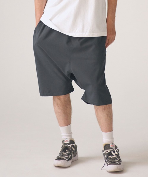 ADAM PATEK(アダムパテック)の「mp14759-ripple sarouel short pants サルエルショートパンツ(AP2618031)(その他パンツ・メンズ・ブラック/グレー・2/1)」の11枚目の写真