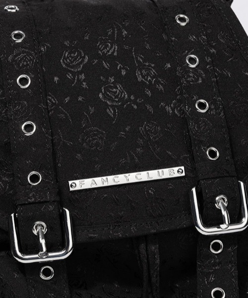 FANCY CLUB（ファンシークラブ）の「A'GEM/9 × .kom 『FANCY CLUB/ファンシークラブ』SATIN EYELET BACKPACK/サテンアイレットバックパック（バックパック/リュック・レディース・ホワイト/ブラック・FREE）」の18枚目の写真