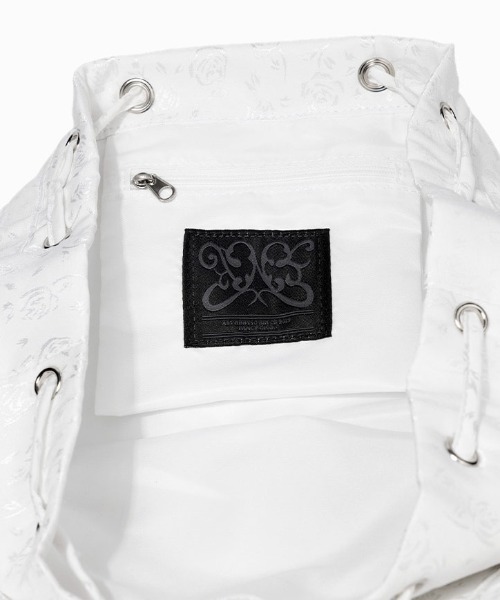FANCY CLUB（ファンシークラブ）の「A'GEM/9 × .kom 『FANCY CLUB/ファンシークラブ』SATIN EYELET BACKPACK/サテンアイレットバックパック（バックパック/リュック・レディース・ホワイト/ブラック・FREE）」の11枚目の写真