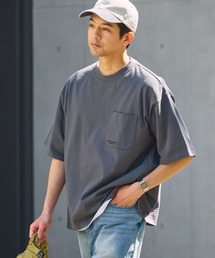 THE CRAFT CREW PRODUCTS | ＜UVカット・汗ジミ防止＞ファンクショナルファブリック オーバーサイズ 半袖 ポケットTシャツ【THE CRAFT CREW PRODUCTS】(Tシャツ/カットソー)
