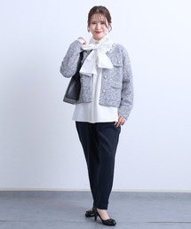 ETERNITY SELECT（エタニティ セレクト）の「ニットジャケット&テーパードパンツ セットアップ　【レディース】 [フォーマル セレモニー]（スーツセット）」