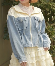 axes femme | デニム切替マウンテンパーカー(その他アウター)