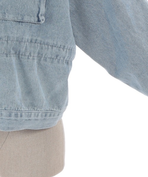 axes femme（アクシーズファム）の「デニム切替マウンテンパーカー（その他アウター・レディース・キナリ/ブラック・FREE）」の12枚目の写真