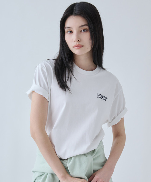 LeSportsac(レスポートサック)の「LeSportsac Tシャツ(Tシャツ/カットソー・レディース・ホワイト/ピンク/ブラック/ブルー・MEDIUM/SMALL)」の1枚目の写真