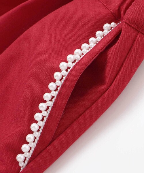 BeBe Petits Pois Vert（ベベプチポワヴェール）の「パールテープポイントキュロット（その他パンツ・キッズ・レッド/ネイビー・120cm/130cm/140cm/150cm）」の11枚目の写真