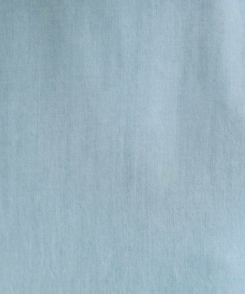 LAURA ASHLEY(ローラアシュレイ)の「【定番人気!脇ファスナーあり/ウエストゴム】セルロース デニムスカート(スカート・レディース・ライトブルー/ネイビー・38/40)」の6枚目の写真