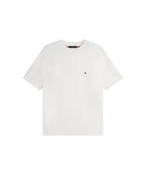 TOMMY HILFIGER(トミーヒルフィガー)の「クールタッチコットンニットプルオーバー(ニット/セーター・メンズ・マルチ/ホワイト・LARGE/X-LARGE/MEDIUM/SMALL)」の3枚目の写真