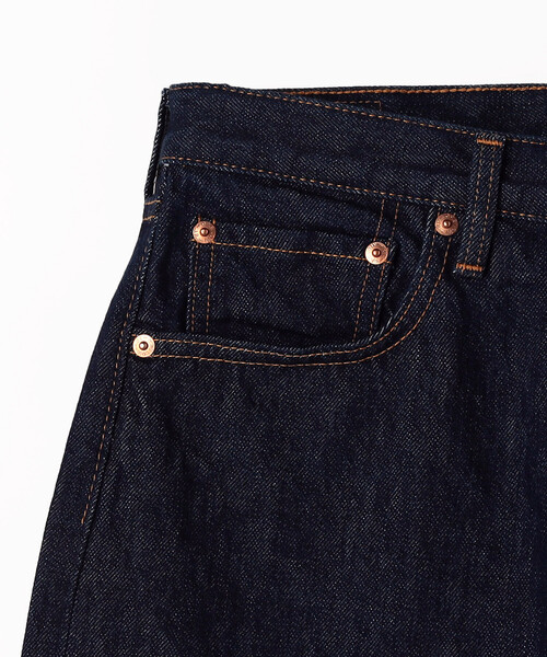 FREAK'S STORE(フリークスストア)の「Orslow/オアスロウ SUPER DADS DENIM PANTS/スーパーダッズ デニム パンツ(デニムパンツ・レディース・ネイビー・1/0)」の4枚目の写真