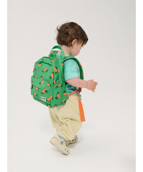 BOBO CHOSES(ボボショーズ)の「Tangerine all over backpack(バックパック/リュック・キッズ・グリーン・ONE SIZE)」の1枚目の写真