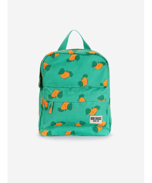 BOBO CHOSES(ボボショーズ)の「Tangerine all over backpack(バックパック/リュック・キッズ・グリーン・ONE SIZE)」の2枚目の写真