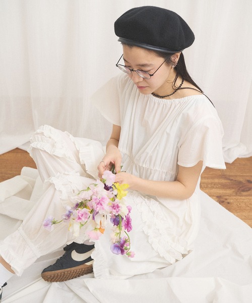 fig Ｌondon（フィグロンドン）の「deco mini dress（ワンピース・レディース・ホワイト/チェック・FREE）」の12枚目の写真