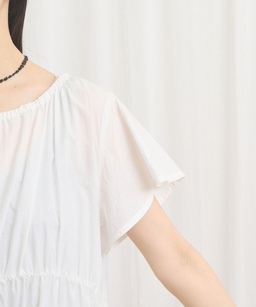 fig Ｌondon（フィグロンドン）の「deco mini dress（ワンピース・レディース・ホワイト/チェック・FREE）」の6枚目の写真