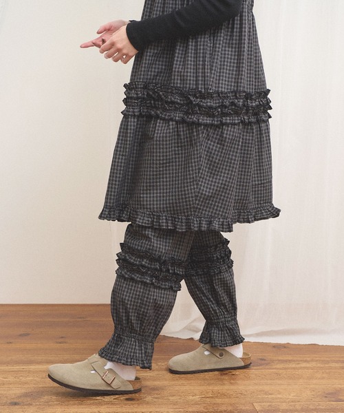 fig Ｌondon（フィグロンドン）の「deco mini dress（ワンピース・レディース・ホワイト/チェック・FREE）」の19枚目の写真