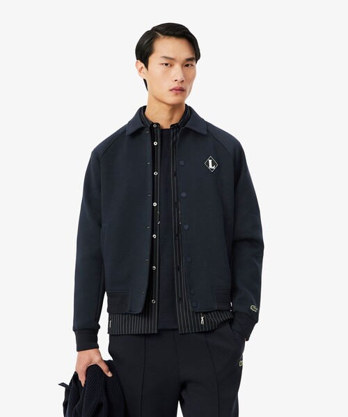 セール】フランスメイド レトロバッジジャケット（ブルゾン）｜LACOSTE