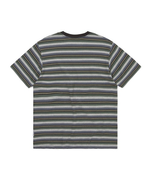 thisisneverthat(ディスイズネバーザット)の「Inside Out Striped Tee(Tシャツ/カットソー・メンズ・ネイビー/ピンク系その他/アイボリー/オリーブ・L/M/S/XL)」の6枚目の写真