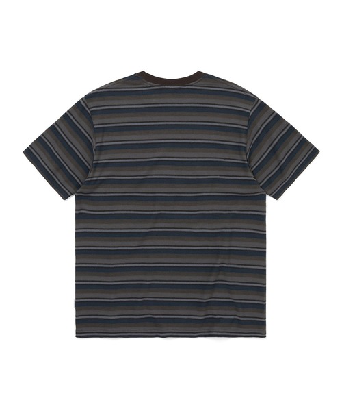 thisisneverthat(ディスイズネバーザット)の「Inside Out Striped Tee(Tシャツ/カットソー・メンズ・ネイビー/ピンク系その他/アイボリー/オリーブ・L/M/S/XL)」の10枚目の写真