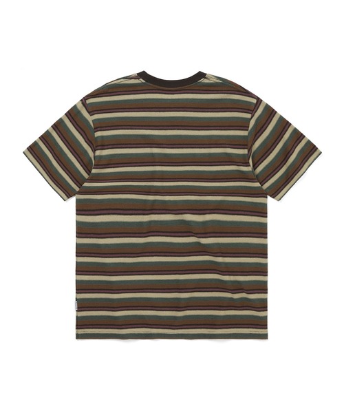 thisisneverthat(ディスイズネバーザット)の「Inside Out Striped Tee(Tシャツ/カットソー・メンズ・ネイビー/ピンク系その他/アイボリー/オリーブ・L/M/S/XL)」の12枚目の写真