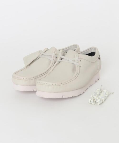 Clarks(クラークス)の「CLARKS WALLABEE.GTX(スニーカー・レディース・ホワイト・5.5/4.5/5)」の2枚目の写真