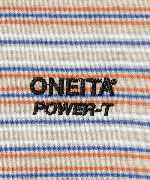 BEAMS T(ビームスティー)の「ONEITA / Border T-Shirt(Tシャツ/カットソー・メンズ・ブルー系その他/オレンジ系その他・L/M/S/XL)」の13枚目の写真