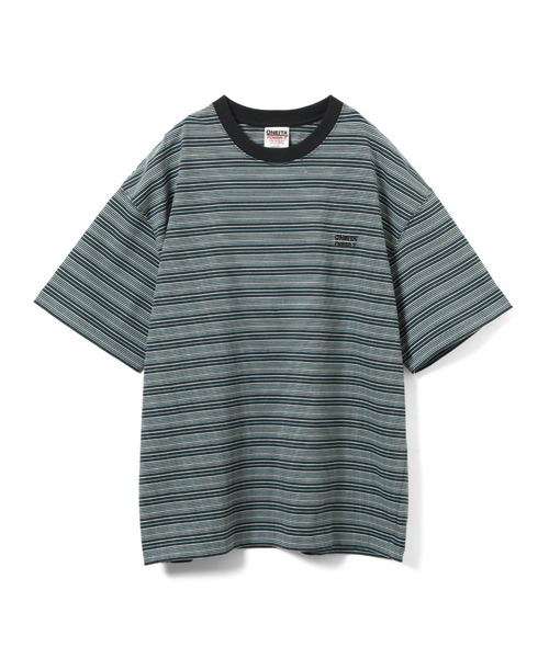 BEAMS T(ビームスティー)の「ONEITA / Border T-Shirt(Tシャツ/カットソー・メンズ・ブルー系その他/オレンジ系その他・L/M/S/XL)」の3枚目の写真