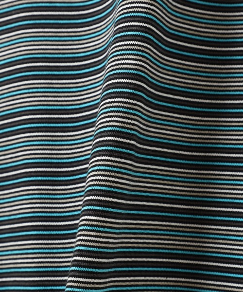BEAMS T(ビームスティー)の「ONEITA / Border T-Shirt(Tシャツ/カットソー・メンズ・ブルー系その他/オレンジ系その他・L/M/S/XL)」の7枚目の写真