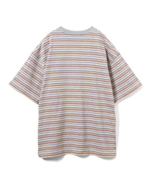 BEAMS T(ビームスティー)の「ONEITA / Border T-Shirt(Tシャツ/カットソー・メンズ・ブルー系その他/オレンジ系その他・L/M/S/XL)」の9枚目の写真