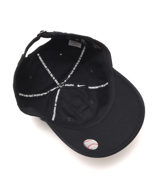 NIKE（ナイキ）の「NIKE CLUB UNSTRUCTURED ORGANIC COTTON CAP / ナイキ クラブ アンストラクチャード オーガニックコットン キャップ【SP】（キャップ・メンズ・ブラック・M/L）」の7枚目の写真