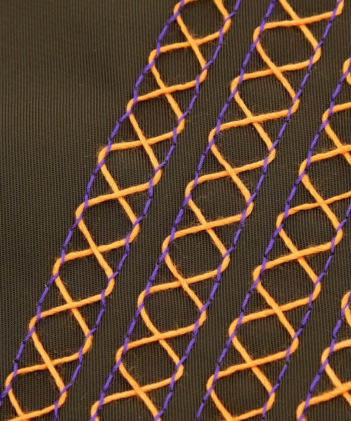 a.p.o.v.(エーピーオービー)の「a.p.o.v. ダイヤクロスステッチサイドラインナイロンスーパーワイドパンツ(その他パンツ・メンズ・ブラック/グレー/カーキ・ONESIZE)」の12枚目の写真