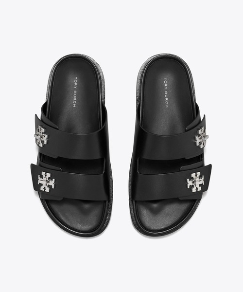 TORY BURCH(トリーバーチ)の「ターンロック スポーツ スライド(サンダル・レディース・ブラック・22.5cm/23.5cm/24cm/24.5cm/23cm/25.5cm)」の3枚目の写真