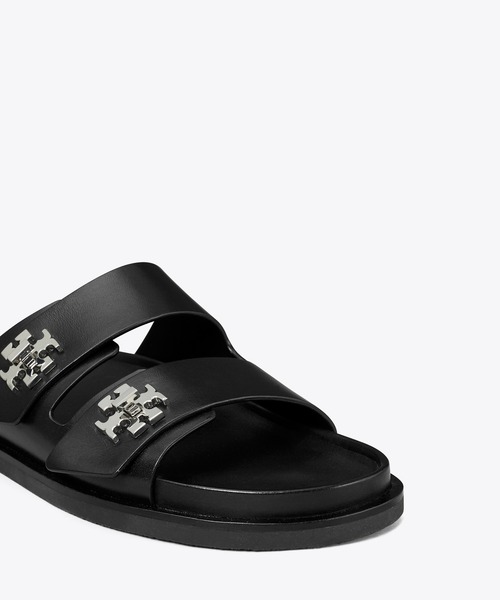 TORY BURCH(トリーバーチ)の「ターンロック スポーツ スライド(サンダル・レディース・ブラック・22.5cm/23.5cm/24cm/24.5cm/23cm/25.5cm)」の4枚目の写真