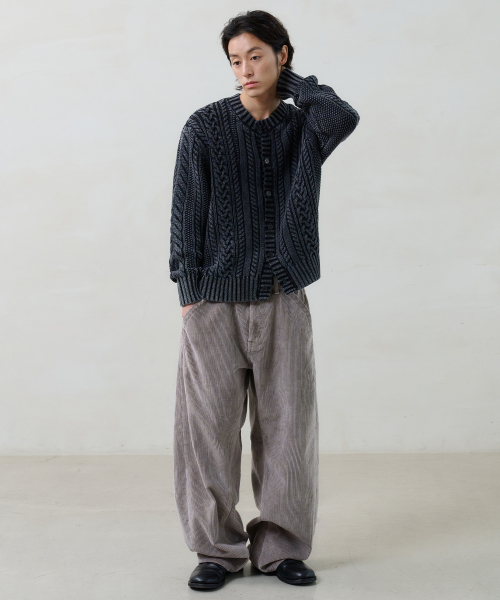 NOUN(ノウン)の「balanced corduroy pants (mocha beige)(その他パンツ・メンズ・その他・0/1/2)」の3枚目の写真