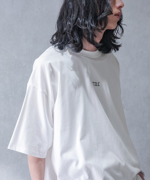MDR(エムディアール)の「『フラワードローイングオーバーサイズ半袖Tシャツ』(Tシャツ/カットソー・メンズ・ブラック/ホワイト・L/M)」の8枚目の写真