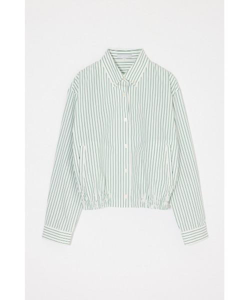 MOUSSY(マウジー)の「BUTTON DOWN SHIRT ブルゾン(ブルゾン・レディース・ネイビー/ホワイト系その他・FREE)」の15枚目の写真