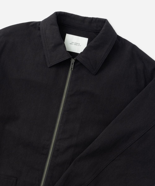 Saturdays NYC(サタデーズ ニューヨークシティ )の「Harrison Washed Blouson(ブルゾン・メンズ・ベージュ/ブラック・L/S/M)」の5枚目の写真