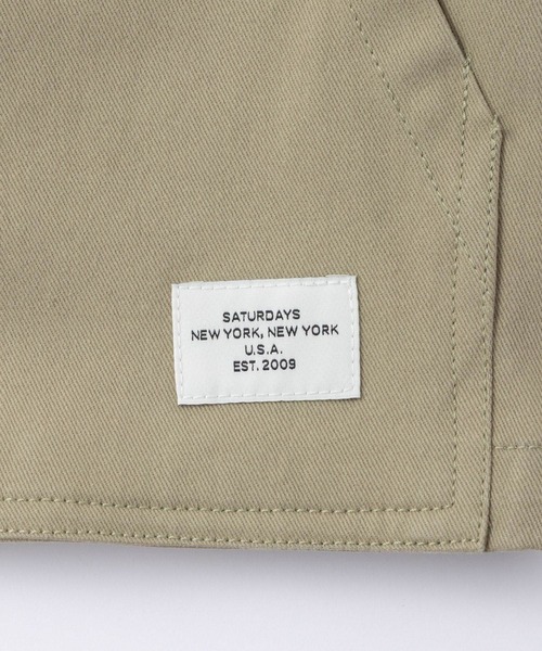 Saturdays NYC(サタデーズ ニューヨークシティ )の「Harrison Washed Blouson(ブルゾン・メンズ・ベージュ/ブラック・L/S/M)」の6枚目の写真