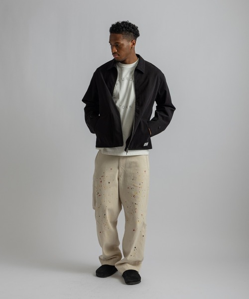 Saturdays NYC(サタデーズ ニューヨークシティ )の「Harrison Washed Blouson(ブルゾン・メンズ・ベージュ/ブラック・L/S/M)」の16枚目の写真