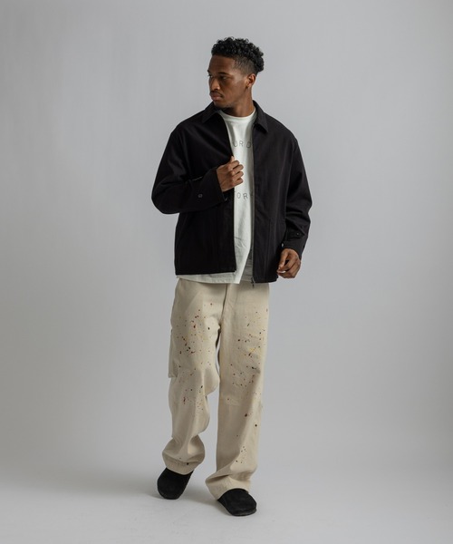 Saturdays NYC(サタデーズ ニューヨークシティ )の「Harrison Washed Blouson(ブルゾン・メンズ・ベージュ/ブラック・L/S/M)」の18枚目の写真