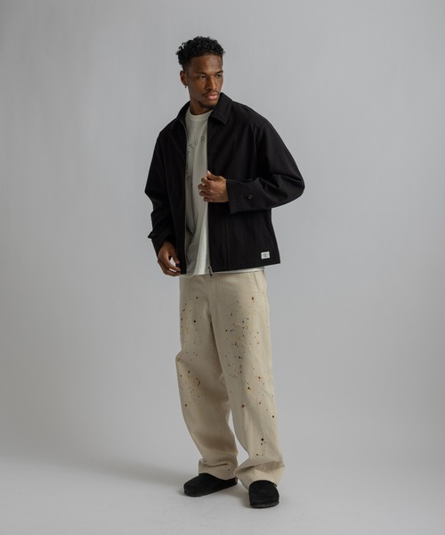 Saturdays NYC(サタデーズ ニューヨークシティ )の「Harrison Washed Blouson(ブルゾン・メンズ・ベージュ/ブラック・L/S/M)」の19枚目の写真