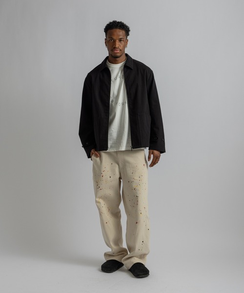 Saturdays NYC(サタデーズ ニューヨークシティ )の「Harrison Washed Blouson(ブルゾン・メンズ・ベージュ/ブラック・L/S/M)」の20枚目の写真