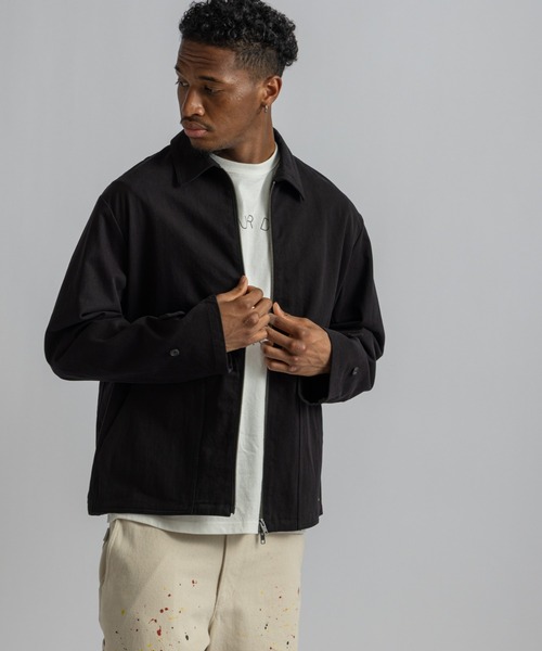 Saturdays NYC(サタデーズ ニューヨークシティ )の「Harrison Washed Blouson(ブルゾン・メンズ・ベージュ/ブラック・L/S/M)」の12枚目の写真
