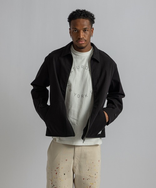 Saturdays NYC(サタデーズ ニューヨークシティ )の「Harrison Washed Blouson(ブルゾン・メンズ・ベージュ/ブラック・L/S/M)」の11枚目の写真